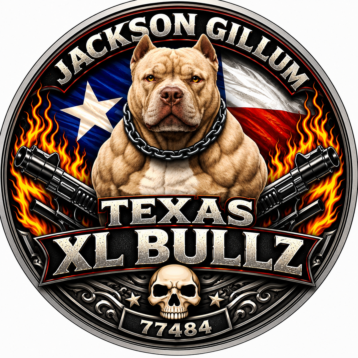 Jackson Gillum Texas XL Bullz logo